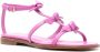 Alexandre Birman Slim Lolita leather flat sandals Pink - Thumbnail 2