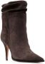 Alexandre Birman slouch potted-toe suede boots Brown - Thumbnail 2