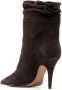 Alexandre Birman slouch potted-toe suede boots Brown - Thumbnail 3