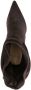 Alexandre Birman slouch potted-toe suede boots Brown - Thumbnail 4