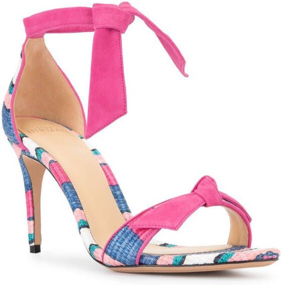 Alexandre Birman striped sole sandals Pink