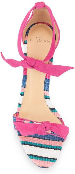 Alexandre Birman striped sole sandals Pink