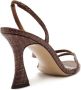 Alexandre Birman Tita Bell 85mm raffia slingback sandals Brown - Thumbnail 3