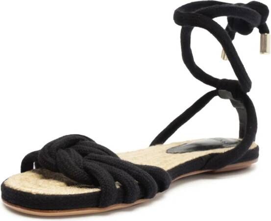 Alexandre Birman Vicky Rope espadrille sandals Black