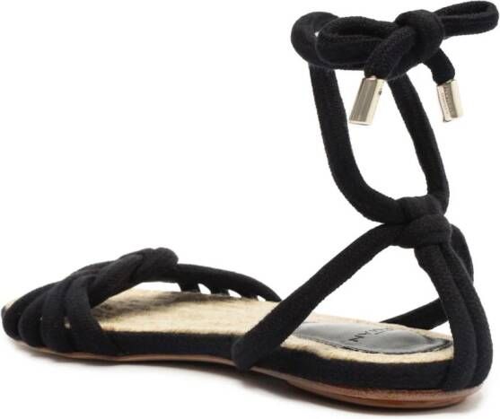 Alexandre Birman Vicky Rope espadrille sandals Black