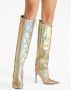 Alexandre Vauthier 100mm holographic knee-high boots Pink - Thumbnail 5