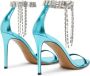 Alexandre Vauthier 105mm crystal-embellished sandals Blue - Thumbnail 3