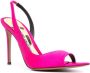 Alexandre Vauthier 105mm panelled satin sandals Pink - Thumbnail 2