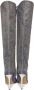 Alexandre Vauthier 105mm pointed-toe knee boots Silver - Thumbnail 3