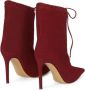 Alexandre Vauthier 105mm pointed-toe suede boots Red - Thumbnail 3