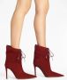 Alexandre Vauthier 105mm pointed-toe suede boots Red - Thumbnail 5