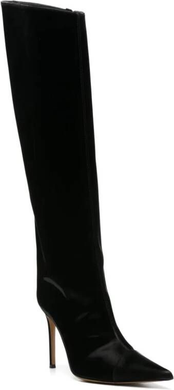 Alexandre Vauthier Alex 105mm knee-high boots Black
