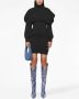 Alexandre Vauthier Alex 105mm knee-high boots Blue - Thumbnail 2