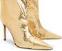Alexandre Vauthier Alex metallic finish 105mm ankle boots Gold - Thumbnail 4