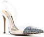 Alexandre Vauthier Amber Ghost 100mm crystal-embellished stiletto pumps White - Thumbnail 2