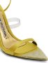 Alexandre Vauthier ankle-strap 105mm leather sandals Yellow - Thumbnail 4
