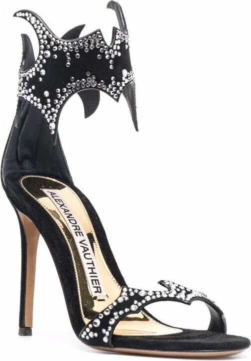 Alexandre Vauthier Betsy embellished sandals Black