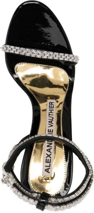 Alexandre Vauthier crystal-embellished 105mm sandals Black