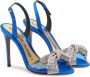Alexandre Vauthier crystal-embellished bow 105mm sandals Blue - Thumbnail 2