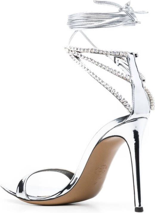 Alexandre Vauthier crystal-embellished sandals Silver