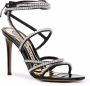 Alexandre Vauthier crystal-embellished strap sandals Black - Thumbnail 2