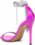 Alexandre Vauthier Diana 100mm crystal-embellished sandals Pink - Thumbnail 3