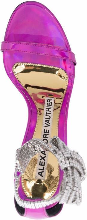 Alexandre Vauthier Diana 100mm crystal-embellished sandals Pink