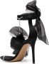 Alexandre Vauthier Jacqueline organza leather sandals Black - Thumbnail 3