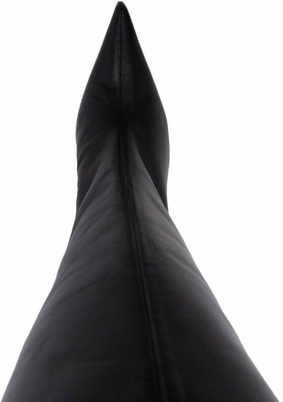 Alexandre Vauthier knee-length boots Black