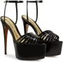 Alexandre Vauthier leather platform sandals Black - Thumbnail 2