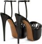 Alexandre Vauthier leather platform sandals Black - Thumbnail 3