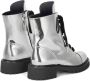 Alexandre Vauthier metallic-effect lace-up boots Silver - Thumbnail 3