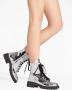 Alexandre Vauthier metallic-effect lace-up boots Silver - Thumbnail 5