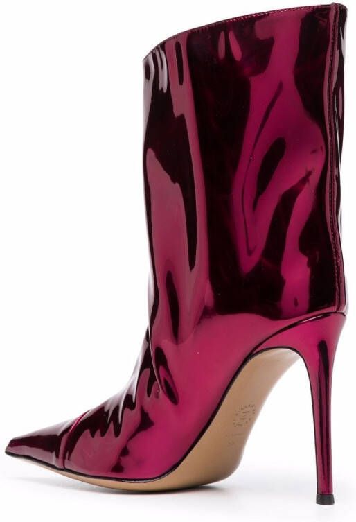 Alexandre Vauthier pointed ankle boots Pink