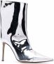 Alexandre Vauthier pointed-toe 105mm ankle boots Silver - Thumbnail 2