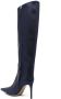 Alexandre Vauthier pointed-toe knee-length 115mm boots Blue - Thumbnail 3
