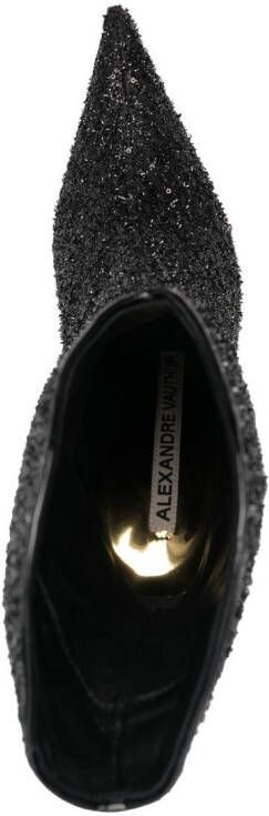 Alexandre Vauthier slip-on ankle boots Black