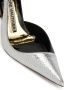 Alexandre Vauthier snakeskin-effect 105mm leather pumps Silver - Thumbnail 4