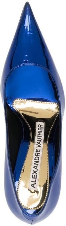 Alexandre Vauthier stiletto-heel patent leather pumps Blue
