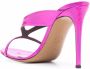 Alexandre Vauthier strappy crocodile-effect 110mm sandals Pink - Thumbnail 3