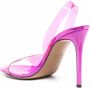 Alexandre Vauthier transparent slingback sandals Pink - Thumbnail 3