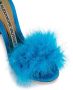 Alexandre Vauthier Veronica 105mm feather-detailing sandals Blue - Thumbnail 4