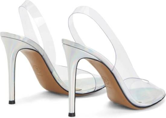 Alexandre Vauthier Vinavil 110mm transparent sandals White