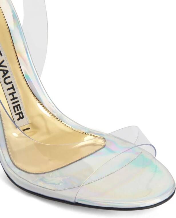 Alexandre Vauthier Vinavil 110mm transparent sandals White