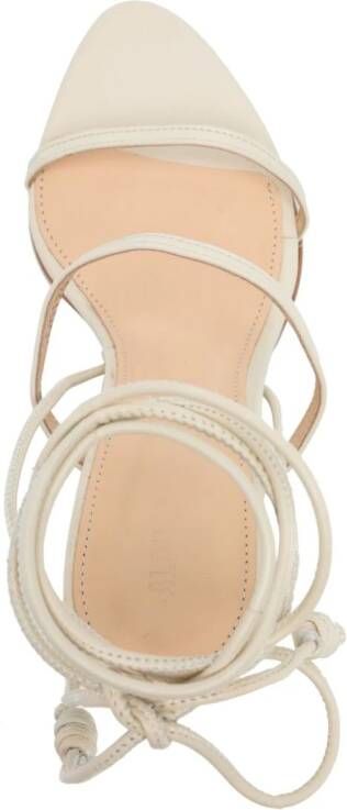 ALOHAS 65mm leather sandals Neutrals