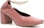ALOHAS Agent Anklet leather pumps Pink - Thumbnail 2