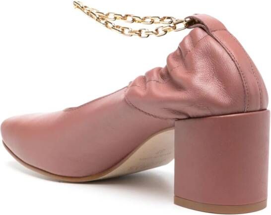 ALOHAS Agent Anklet leather pumps Pink