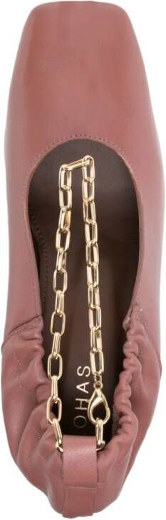 ALOHAS Agent Anklet leather pumps Pink