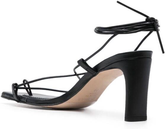 ALOHAS Bellini square-toe sandals Black