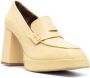 ALOHAS Busy 90mm leather pumps Yellow - Thumbnail 2
